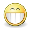 Smiley Sourire pleine dent