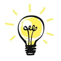 Dessin Ampoule symbole de la prise de conscience