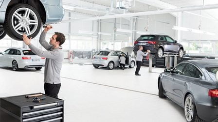 Atelier concession automobile